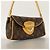 Bolsa de Ombro Louis Vuitton Monogram Pochette Beverly Marrom - vista 2