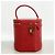 Borsa Louis Vuitton Epi Cannes in rosso Castilian - vista 9