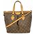 Borsa Louis Vuitton Monogram Palermo PM Marrone