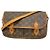 Bolsa de Ombro Louis Vuitton Monogram Gibeciere MM Marrom