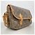 Bolsa de Ombro Louis Vuitton Monogram Gibeciere MM Marrom - vista 2