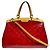 Louis Vuitton Monogram Vernis Blair MM Handbag Red