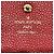 Louis Vuitton Monogram Empreinte Portefeuille Emilie M68327 Long Wallet Nero Rosso - vista 4