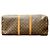 Borsa Louis Vuitton Monogram Keepall Bandoulière 60 Marrone - vista 3