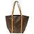 Louis Vuitton Monogram Sac Shopping Borsa e Tote Bag Marrone - vista 2