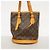 Louis Vuitton Monogram Bucket PM Tragetasche Braun - Ansicht 12