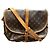Borsa Louis Vuitton Monogram Saumur 35 Marrone