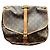 Borsa Louis Vuitton Monogram Saumur 35 Marrone - vista 2