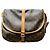 Borsa Louis Vuitton Monogram Saumur 35 Borsa a tracolla Marrone - vista 2