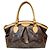 Louis Vuitton Monogram Tivoli PM Handbag Tote Bag Brown