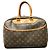 Borsa Louis Vuitton Monogram Deauville Marrone