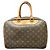 Borsa Louis Vuitton Monogram Deauville Marrone - vista 2