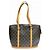 Borsa Tote Louis Vuitton Monogram Babylon Marrone