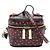 Lady Dior Vanity Case in micro pelle di agnello blu con stampa a cuore Blu navy