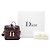 Lady Dior Vanity Case in micro pelle di agnello blu con stampa a cuore Blu navy - vista 8