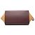 Céline Borsa Celine Red Small Tricolor Leather Trapeze Rosso Bordò - vista 3