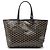 Goyard Black Goyardine Saint Louis PM Nero