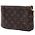 Pochette Louis Vuitton Double Zip Illustre Vivienne Shanghai Marrón Monogram Castaño - vista 2
