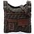 Borsa Messenger Flat Fendi Zucca Canvas FF marrone