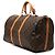 Louis Vuitton Marrone Monogram Keepall Bandouliere 50 - vista 2