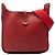 Hermès Red Clemence Evelyne II PM Rosso Bordò