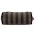Fendi Roll Tote aus Pequin Canvas in Braun Medium - Ansicht 3