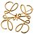 Spilla Anagramma Loewe Oro D'oro