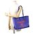 Borsa Tote Chanel Deauville Line Medium Arancione Porpora - vista 4