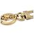 Charm per borsa Louis Vuitton Portefeuille Blooming Flower D'oro - vista 5