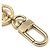 Charm per borsa Louis Vuitton Portefeuille Blooming Flower D'oro - vista 6