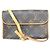 Louis Vuitton Monogram Pochette Florentine M51855 Brown