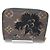 Porta-moedas Louis Vuitton Monogram Blossom Zippy Marrom Preto - vista 2