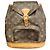 Zaino Louis Vuitton Monogram Montsouris MM Marrone