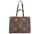 Borsa Tote Louis Vuitton OnTheGo MM Monogram Giant Marrone Multicolore Monogramma