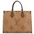 Borsa Tote Louis Vuitton OnTheGo MM Monogram Giant Marrone Multicolore Monogramma - vista 3