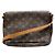 Louis Vuitton Monogram Musette Tango Handbag for Women Marrone