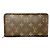 Louis Vuitton Monogram Long Wallet Braun
