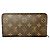 Louis Vuitton Monogram Long Wallet Braun - Ansicht 2