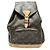 Louis Vuitton Monogram Montsouris MM Rucksack Braun