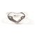 Tiffany & Co. Open Heart Elsa Peretti Ring Silber