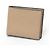 Valextra Bi-fold Wallet aus graulichem Kalbsleder