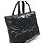 Borsa Tote Puffer Ampia Saint Laurent Nero - vista 2