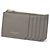 Monedero de cuero gris Saint Laurent Castaño
