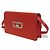 Gancini Borsa a tracolla in pelle rossa Salvatore Ferragamo Rosso - vista 3