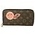 Portafoglio Zippy Louis Vuitton in Cerise e Brown Marrone Fuschia