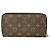 Portafoglio Zippy Louis Vuitton in Cerise e Brown Marrone Fuschia - vista 3