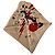 Burberry Pañuelo de Seda Estampado Perro Cartoon Negro Roja Multicolor Beige