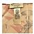 Burberry Pañuelo de Seda Estampado Perro Cartoon Negro Roja Multicolor Beige - vista 3