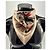 Burberry Pañuelo de Seda Estampado Perro Cartoon Negro Roja Multicolor Beige - vista 5