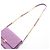 Borsa a Spalla Chanel Matelassé Small Flap Porpora - vista 9